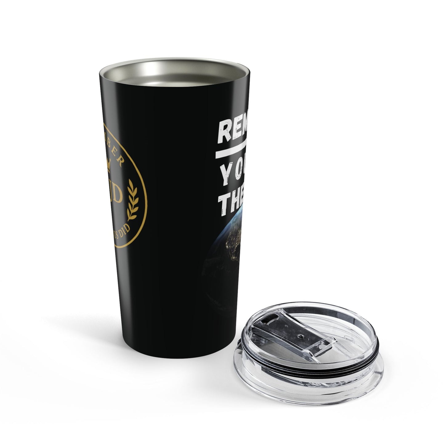 Christian Tumbler 20oz with Matthew 5:14 Bible Verse