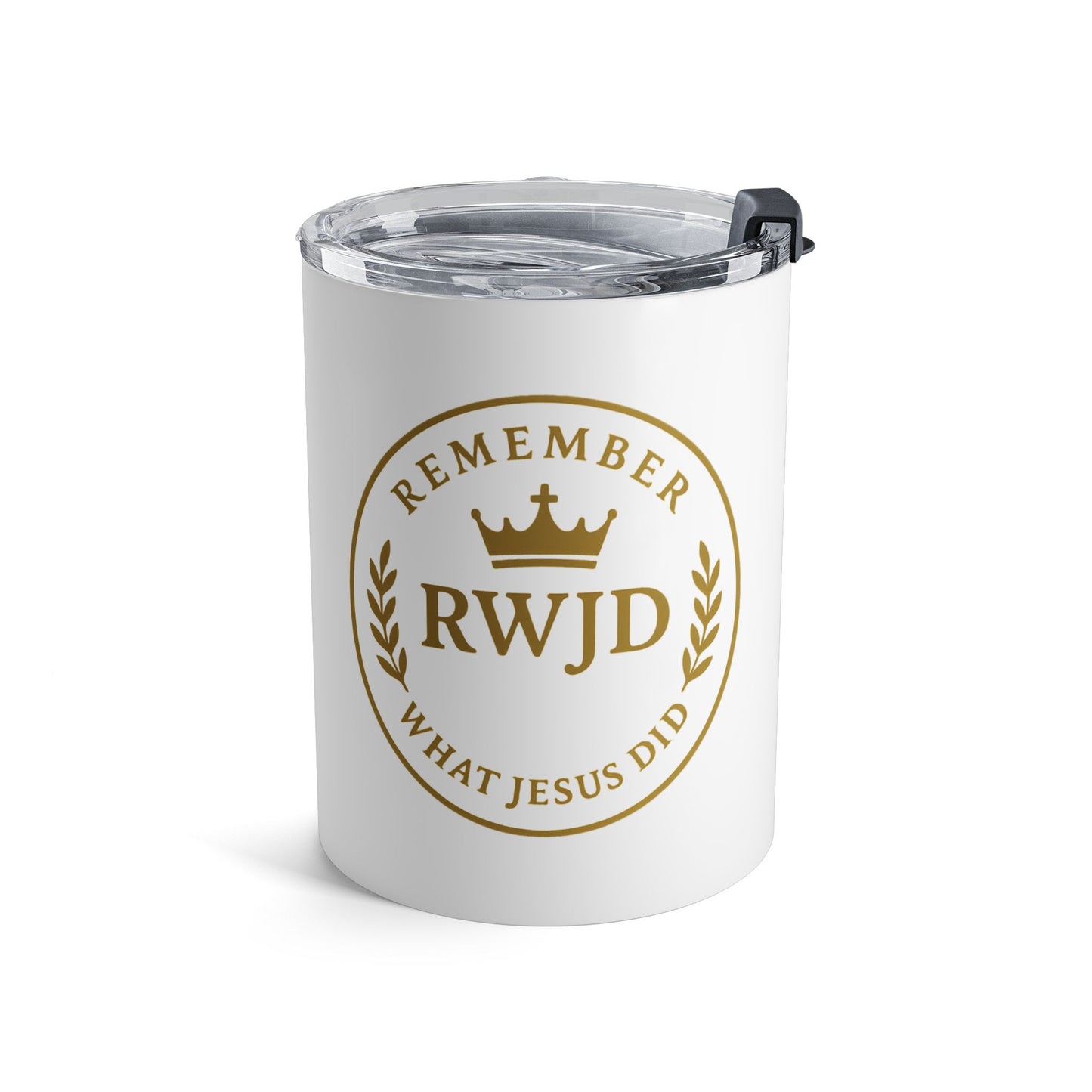 John 14:6 Drinkware Tumbler 10oz - Personalized Stainless Steel Cup for Hot and Cold Drinks