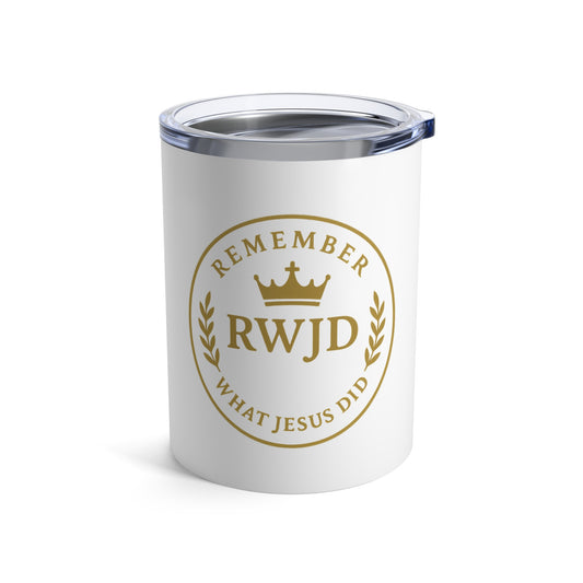 John 14:6 Drinkware Tumbler 10oz - Personalized Stainless Steel Cup for Hot and Cold Drinks