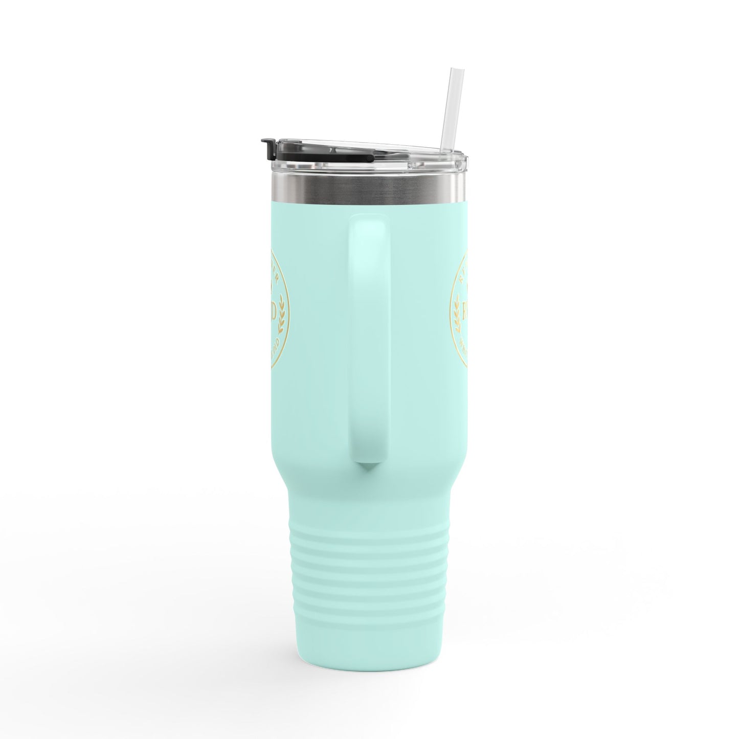 Remember Jesus Emblem Insulated Travel Mug