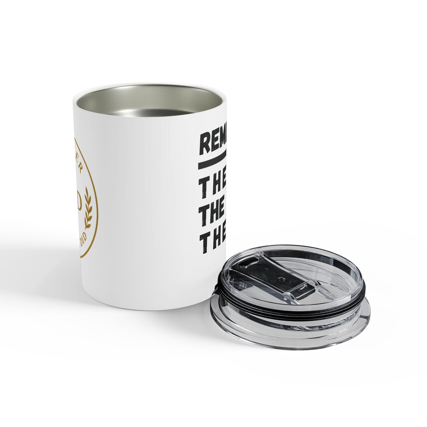 John 14:6 Drinkware Tumbler 10oz - Personalized Stainless Steel Cup for Hot and Cold Drinks